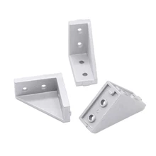 2040 corner fitting angle aluminum 20x40 L connector bracket fastener match use 2040 industrial aluminum profile 2020 2028(China)