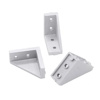 

2040 corner fitting angle aluminum 20x40 L connector bracket fastener match use 2040 industrial aluminum profile 2020 2028