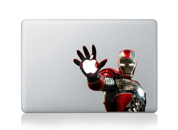 GOOYIYO-наклейка для кожи ноутбука, индивидуальная, сделай сам, рисунок Железный человек, частичная Виниловая наклейка для Macbook Air Pro retina 11 12 13 15 - Цвет: 13025