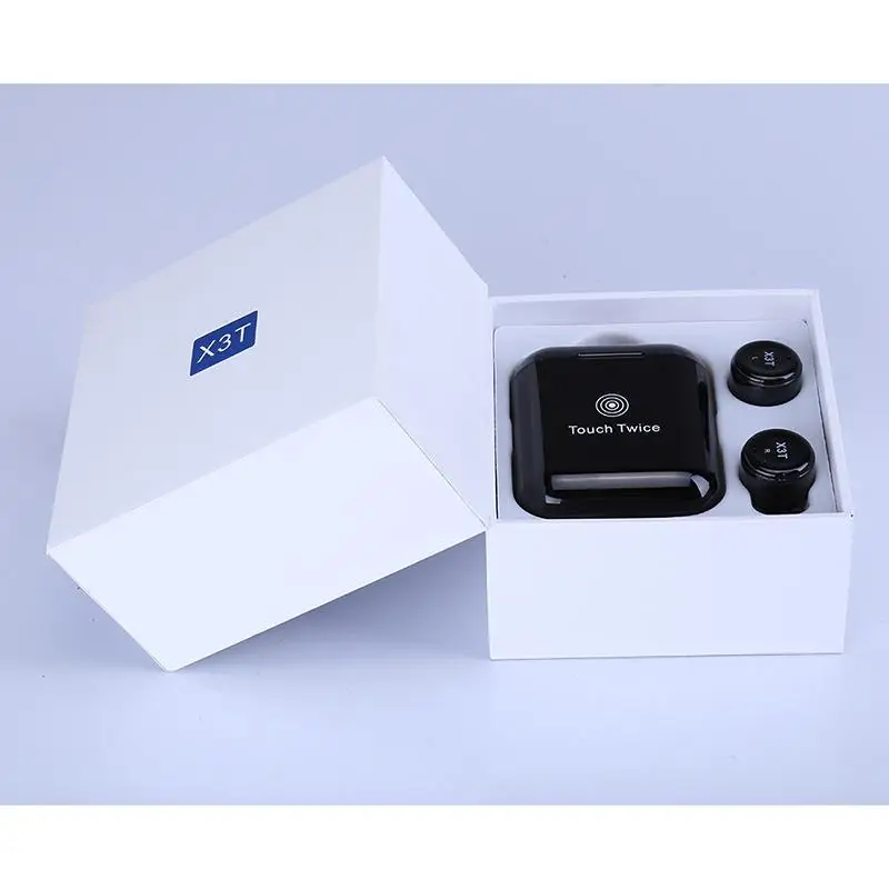 TCunPT новая X3T сенсорный Управление True Беспроводной Bluetooth наушники мини спортивные