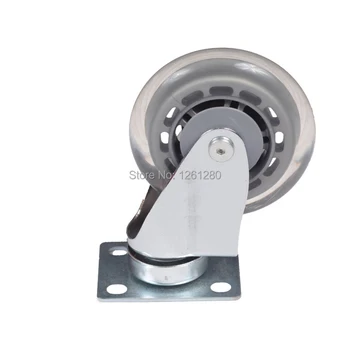 

75mm furniture caster Medical chair universal nylon caster swivel bed Equipment wheel hardware trolley pulley