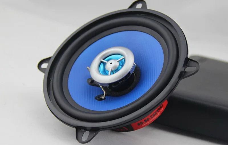 5 дюймов 2 шт. два коаксиальных автомобильные " 2-способ аудио Динамик s Динамик синий стерео коаксиальный Динамик100 Вт Высокое качество