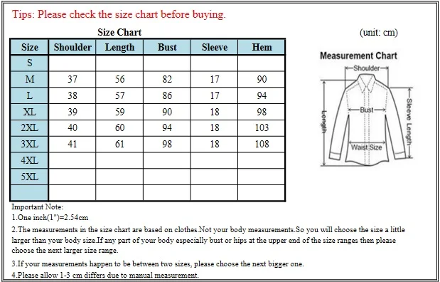 top size