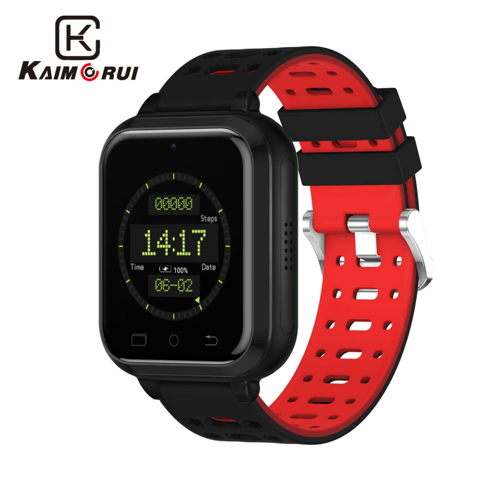 

Kaimorui Smart Watch 4G Android 6.0 MTK6737 Bluetooth Smartwatch Heart Rate Tracker Pedometer Support SIM WIFI GPS Watch Men
