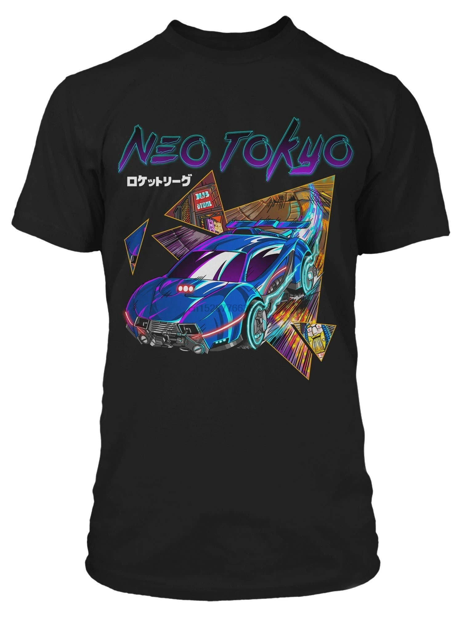 

Rocket League Men's Neo Tokyo Gaming T-Shirt