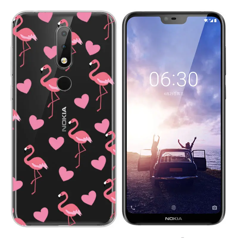 Arvin Soft TPU Case for Nokia 2 3 5 6 7 2017 Painted Cover for Nokia X6 2018 Nokia 6 2018 7 8 3.1 6.1 Protective Silicone Case  (6)