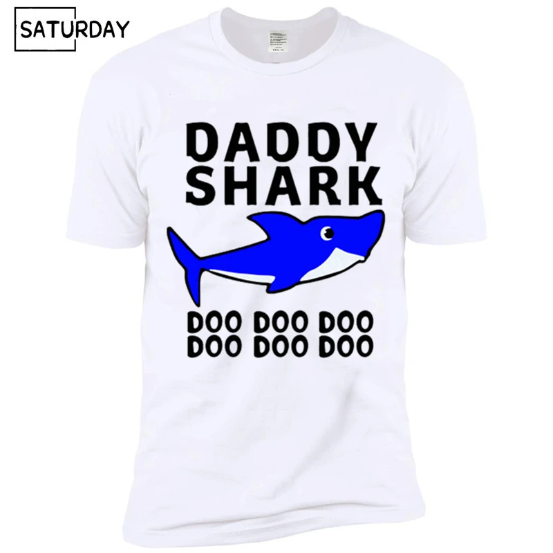 Baby Shark Doo Mummy Daddy Print T-shirts 2019 Family Harajuku Lovely T shirt Daddy Baby Clothes Party Funny Gift Tee Baby Shark Doo Mummy Daddy Print T-shirts 2019 Family Harajuku Lovely T shirt Daddy Baby Clothes Party Funny Gift Tee