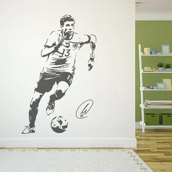 

Thomas Muller Wall Decal Sticker Football Soccer Player Wall Decal Sticker FC Baye Creative vinyl Wall Sticker Sports Decor
