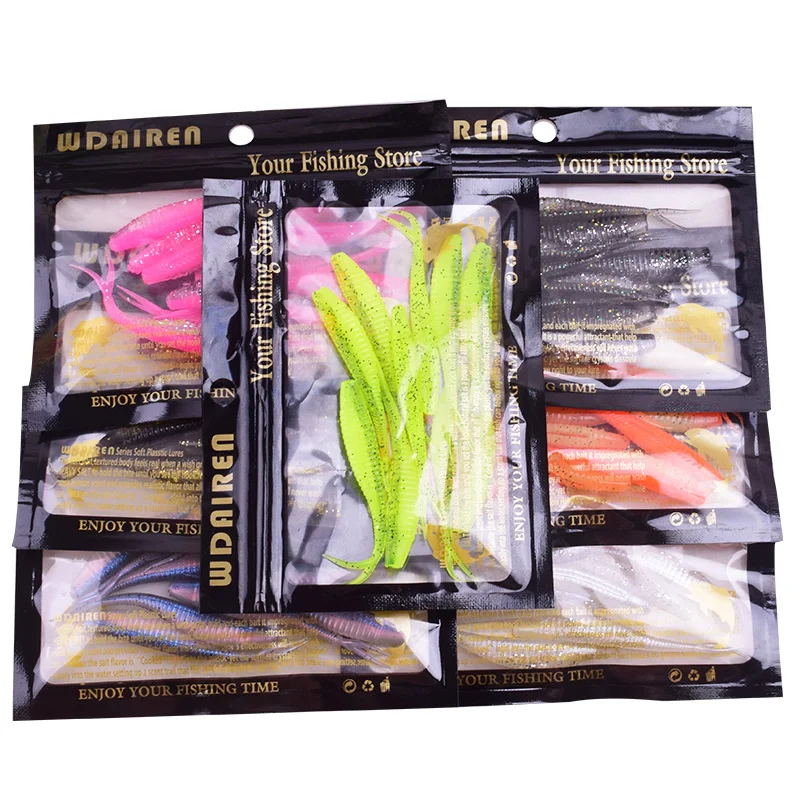 10 шт./лот Jig воблеры Мягкая приманка Shad Easy Shiner рыболовные приманки 70 мм 1,8 г искусственная Мягкая силиконовая приманка карп снасти для ловли окуня