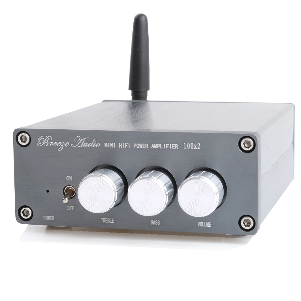 Hi Fi усилитель мощности HC100B для колледжа Bluetooth TPA3116D2 NE5532P аудио цифровой 100 Вт *