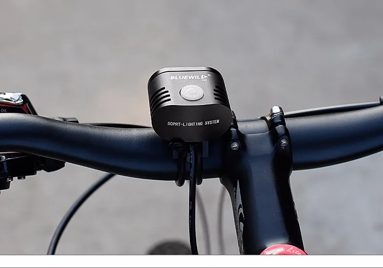 BLUEWILD велосипедный светильник 2x CREE XML T6, велосипедный светильник, 10400 мА/ч, водонепроницаемый аккумулятор, внешний аккумулятор, USB зарядка для телефона, динамика
