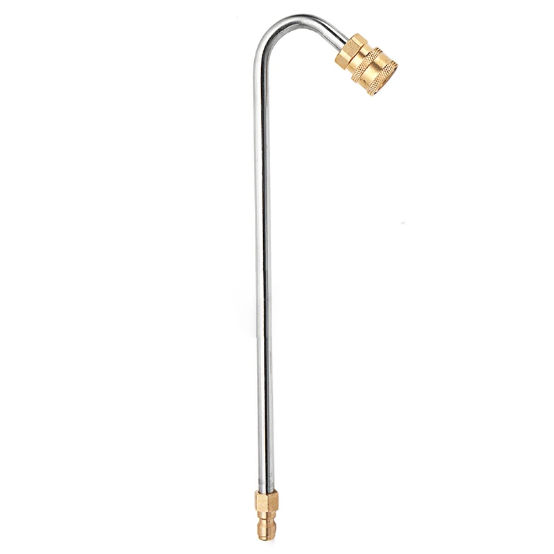 

High Pressure Elbow 35cm Washer Gutter Cleaner Lance/Wand 1/4'' Quick Connect 340mm U-shaped Curved Rod