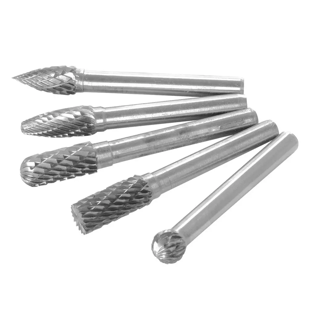 Tungsten Carbide Rotary Smears Milling Cutter CNC Engraving Bits Rotary