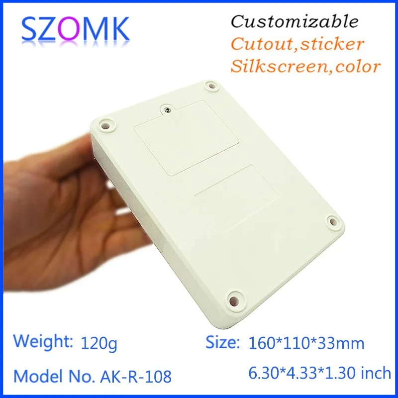 szomk IC card reader plastic enclosure for electronics project plastic sensor junction box distribution box instrument case plastic housing for pcb  (4)