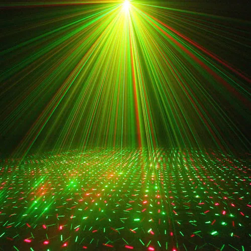 Show de Iluminação de Palco Aucd Mini Portátil Remoto ir rg Meteor Luzes Projetor Laser dj Ktv Xmas Party Início Dsico Levou Oi100b 3 led stage light