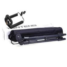 Фото Штативная головка Yunteng 520 Портативный Штатив 3 Way мешок для головки блока цилиндров для камеры DV бинокль держатель телефона