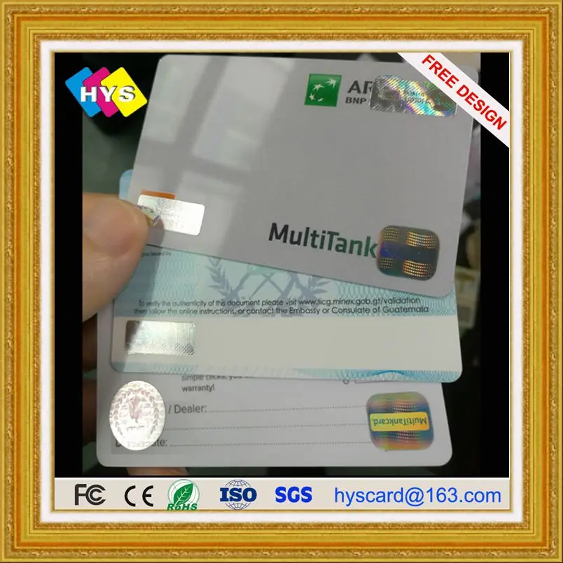 Голограммы пластиковые карты и печать бизнес карт из ПВХ|business card printing|card printingplastic