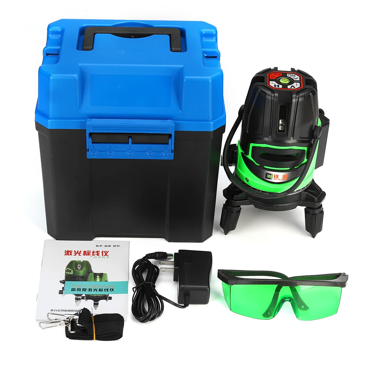 

ZEAST 2/3 Lines 3D Green Laser Levels High-precision Self Leveling 360 Degree Horizontal & Vertical Cross Waterproof AC 100-240V