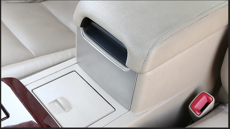 Серебристая коробка для toyota Camry 2012 2017 центральный корпус перила наклейка с