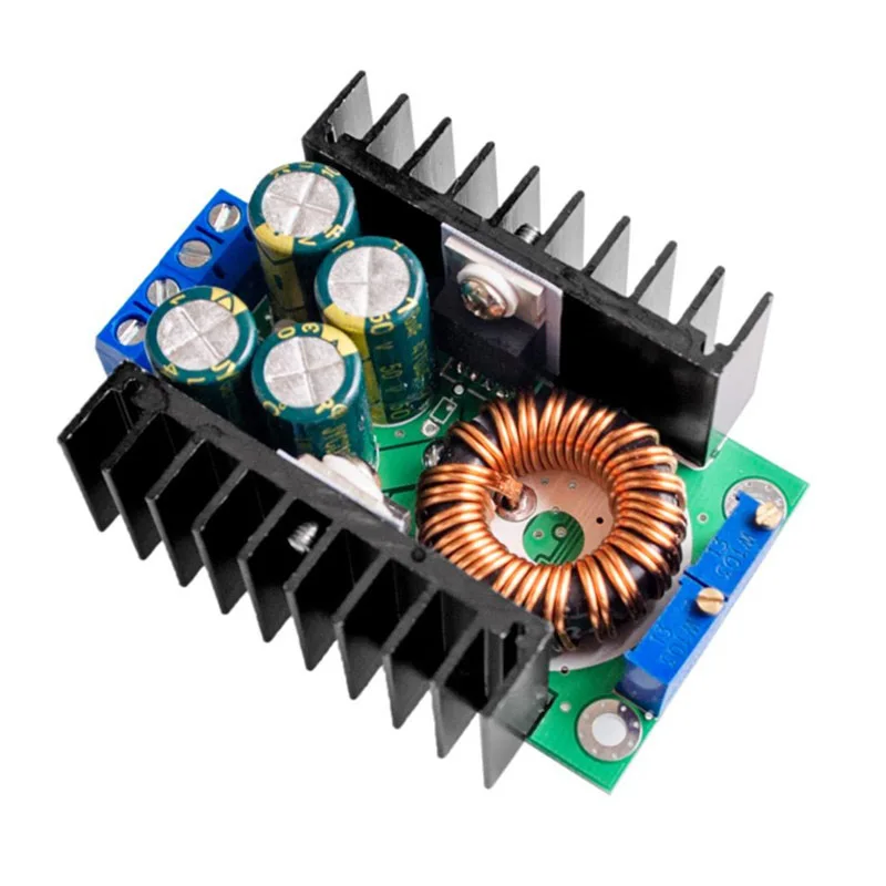 

New DC-DC CC CV Buck Converter Step-down Power Module 7-32V to 0.8-28V 12A 300W DOM668