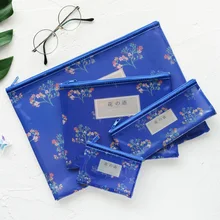 1 шт. корейские канцтовары оптом цветочные сетчатые сумки бумажные сумки, сумки для хранения школьные принадлежности