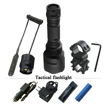 

Tactical flashlight 1 mode 5 mode linterna led cree XML T6 XM L2 torch Waterproof flash light 18650 battery lanterna Hard Light