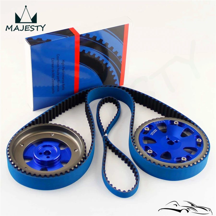 Racing Timing Belt + Balance+ Cam Gear For EVO 1 9 Eclipse DSM 4G63 92