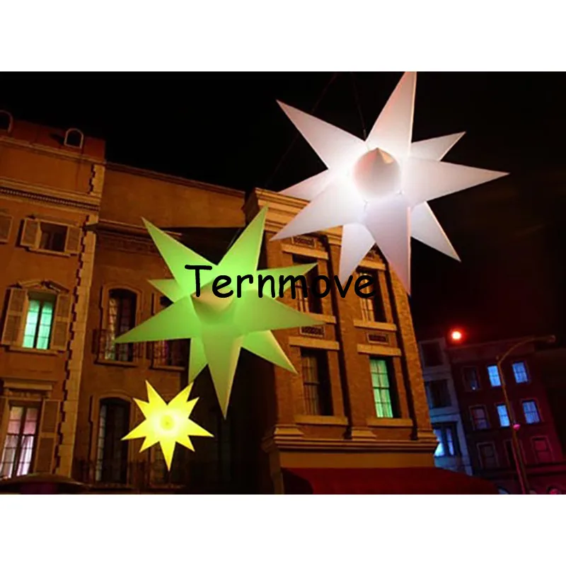Lighting sky stars, hall decoration balloon,LED lighting for wedding LED lighted inflatable star for decoration Lighting sky stars, hall decoration balloon,LED lighting for wedding LED lighted inflatable star for decoration