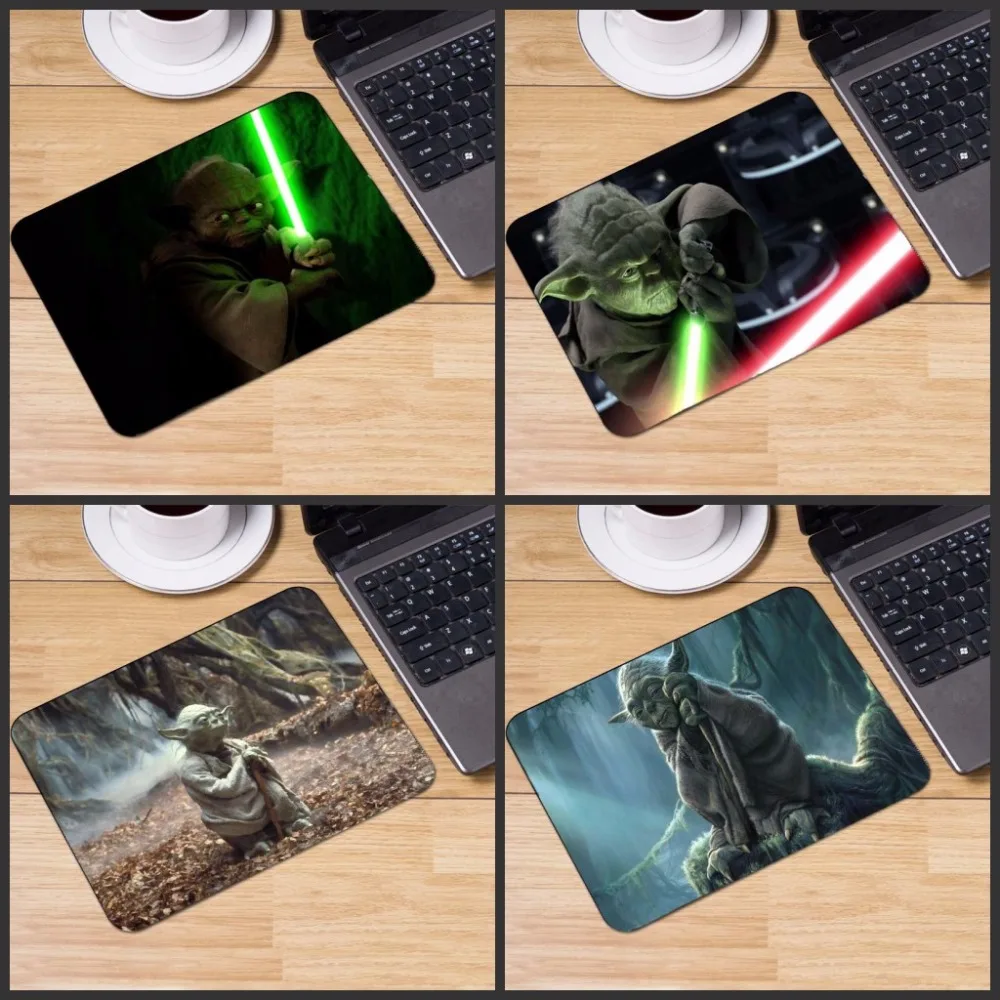 Yuzuoa NEW Square Star Wars Yoda Anti slip Mousepad Computer Mouse Pad For Optal Me Trackball