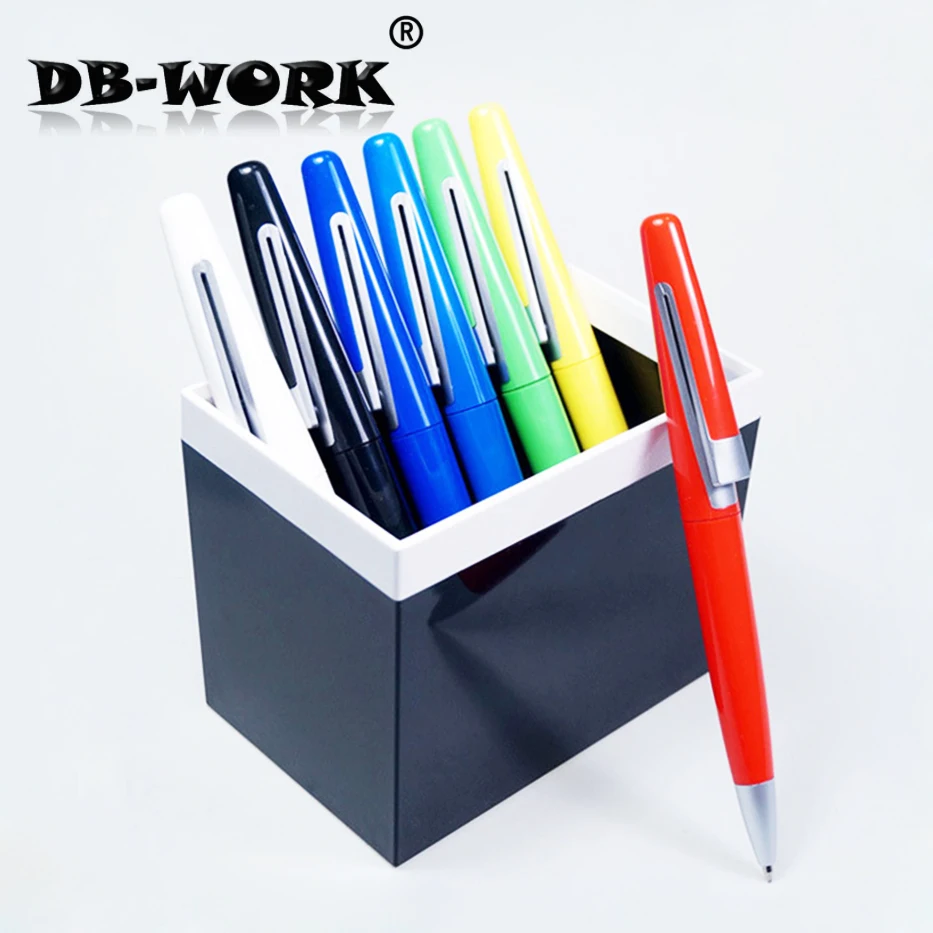 5pcs one set Creative office pen Colourful ball pen Ballpoint pen