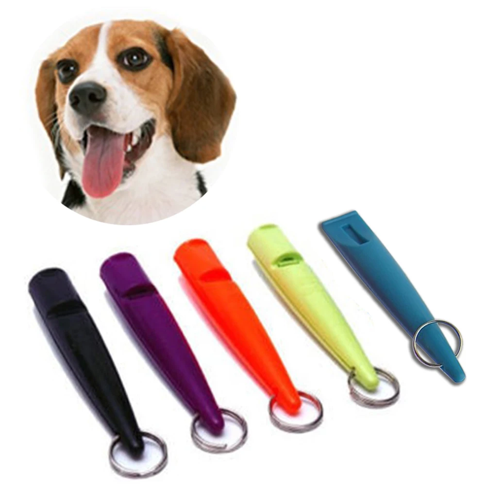 

Portable Dog Repeller 80mm Pet Dog Training Adjustable Pitch Anti Bark Ultrasonic Sound Dogs Training Flute Pet Supplies
