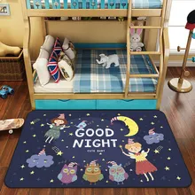 Nordic Мода Мультфильм детская ковры спальня полный магазин милый Детская комната игры кровать одеяло