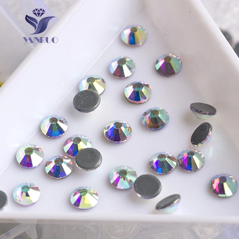 Buy YANRUO 2028HF All Sizes AB Crystal Glitter Gems