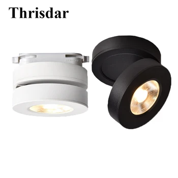 

Thrisdar Mini Surface Mounted COB Led Downlight 3W 5W 7W Ultra thin Clothing Shop Windows Track Spotlight Ceiling Rail Spot Lamp