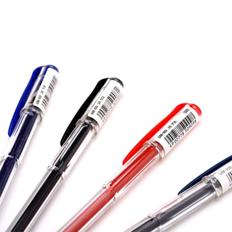 12 шт. Uni-ball Signo Стандартный гелевая шариковая ручка комплект UM-100 0,5/0,7/0,8 мм 14 цветов на выбор