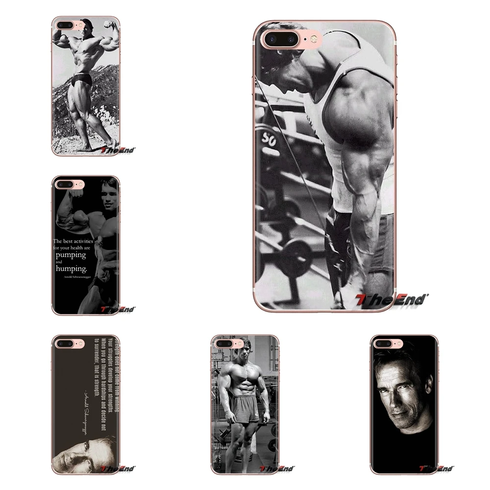 

Arnold Schwarzenegger Train Bodybuilding Transparent TPU Case For Huawei Mate Honor 4C 5C 5X 6X 7 7A 7C 8 9 10 8C 8X 20 Lite Pro