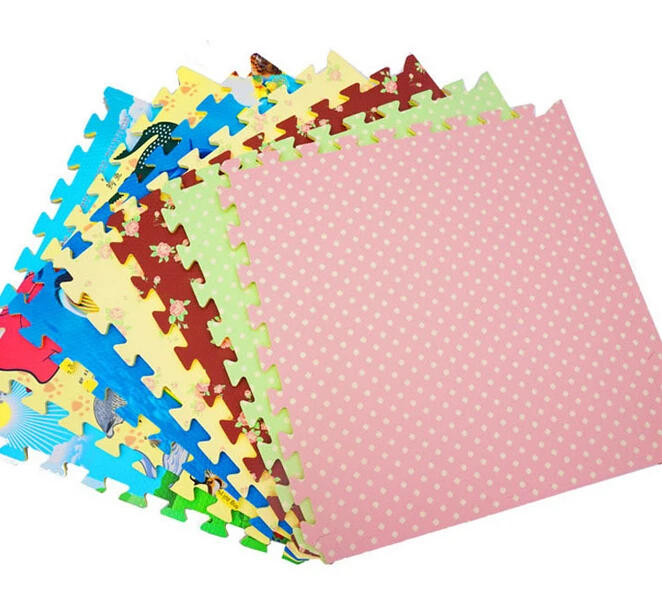 Коврик детский из ЭВА в пасторальном стиле большой размер 60*60 см|puzzle photo|puzzle