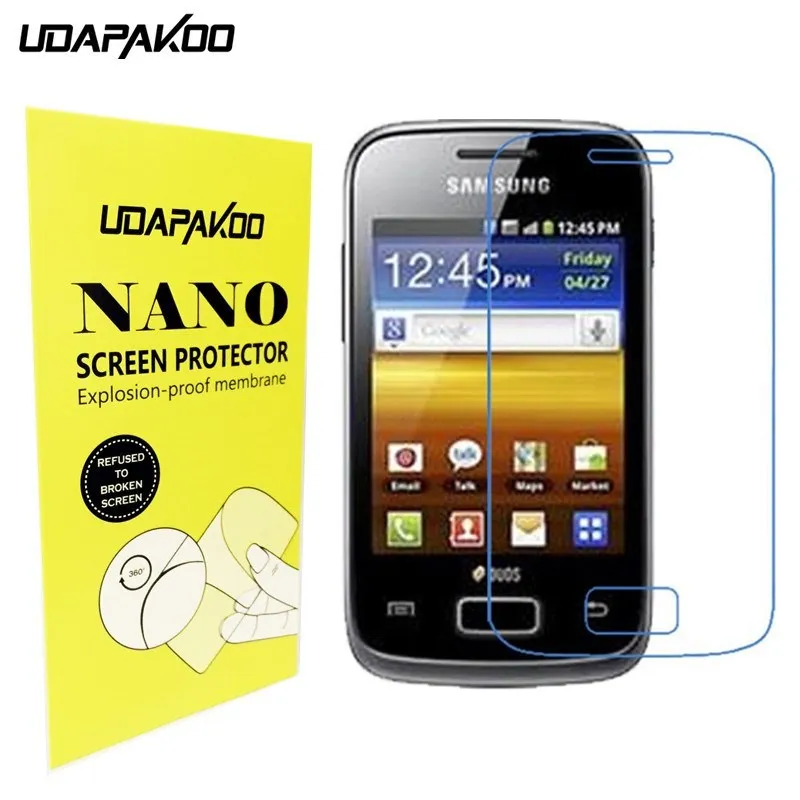 Мягкая стеклянная пленка нано Взрывозащищенная Защитная для samsung Galaxy Young S6310 Duos