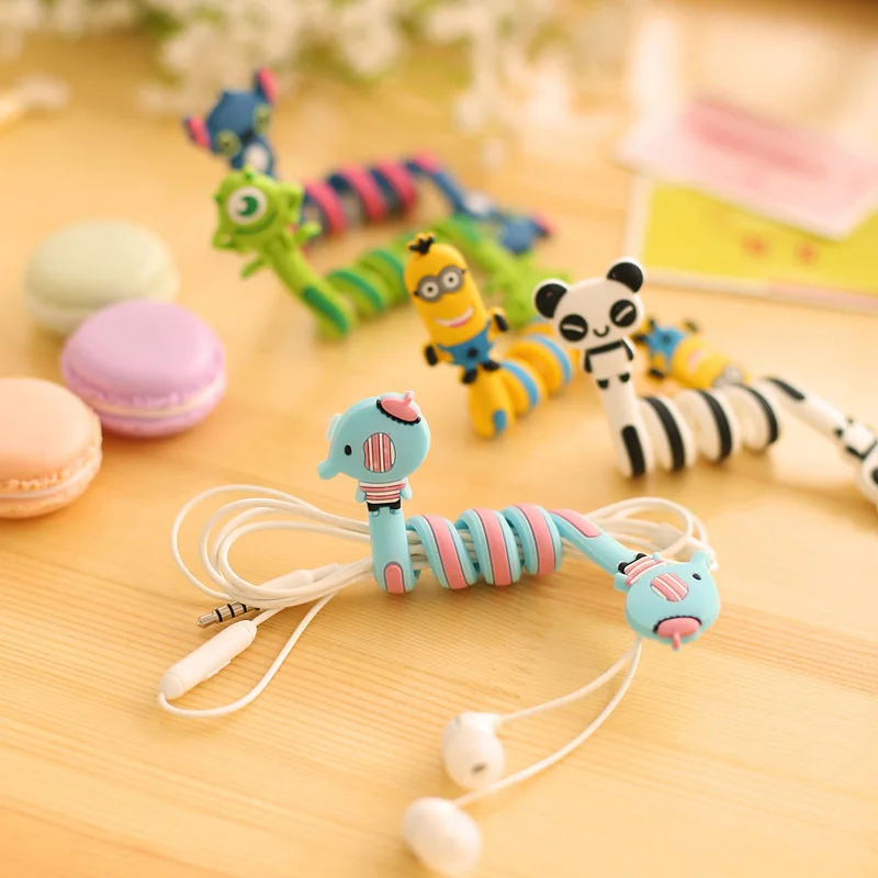 Cartoon Stitch Panda font b Cable b font font b Winder b font Protector Wire Cord