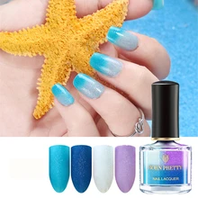 BORN PRETTY 6 мл Отшелушивающий термальный лак для ногтей серии Elysees, чувствительный к солнечным лучам, меняющий цвет, лак для ногтей