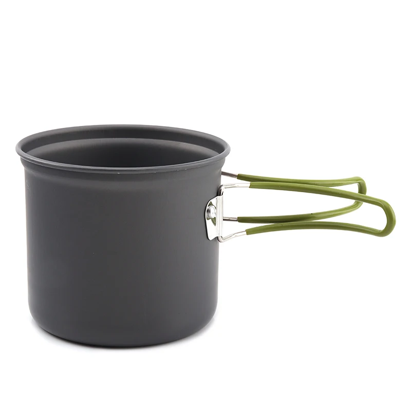 BORUiT ultraligero utensilios Camping utensilios al aire libre juego de vajilla de senderismo Picnic mochila Camping vajilla olla Pan 1-2persons