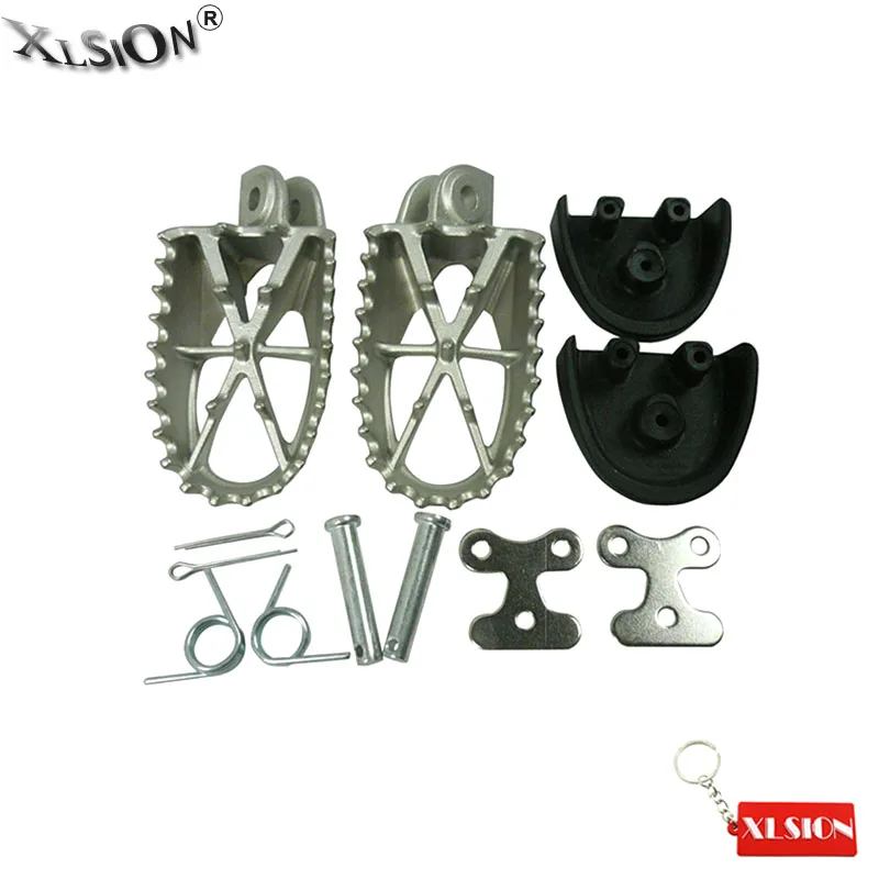 Xlsion Aftermarket Stainless Steel Footpegs Foot Pegs For Crf50 Ssr Sdg