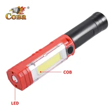 Сова светодиодный рабочий светильник cob ручная работа светильник 3* AA батарея с зажимом 4 режима Магнитная флэш светильник с красным светильник предупреждение светильник