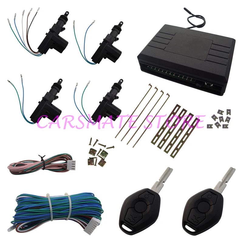 

Remote Car Central Door Locking System with BMW Key Blade Remote Controls Remote Lock / Unlock / Trunk Release Output Carsmate