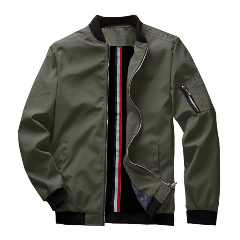 MensBomberZipperJacket