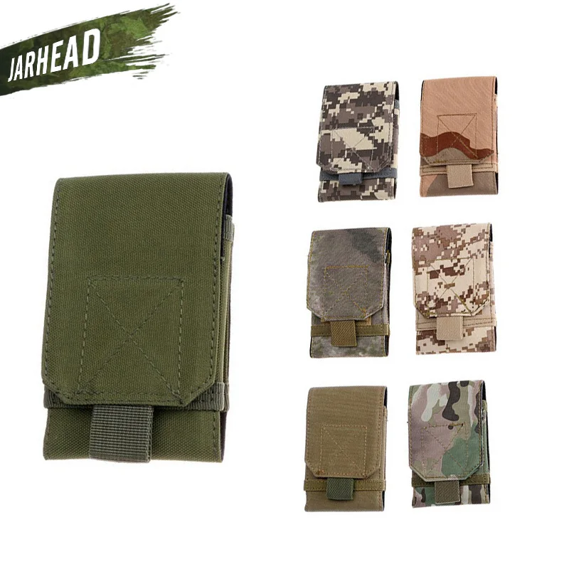 Outdoor Tactical Military Style Cell font b Phone b font Pouch MOLLE Pockets Accessories Travel Portable