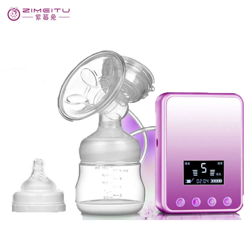 

Breast Milk Electric Pump Maternal and Infant Supplies USB Rechargeable LCD Control Automatic Milk Sucking Milking Breast Pump