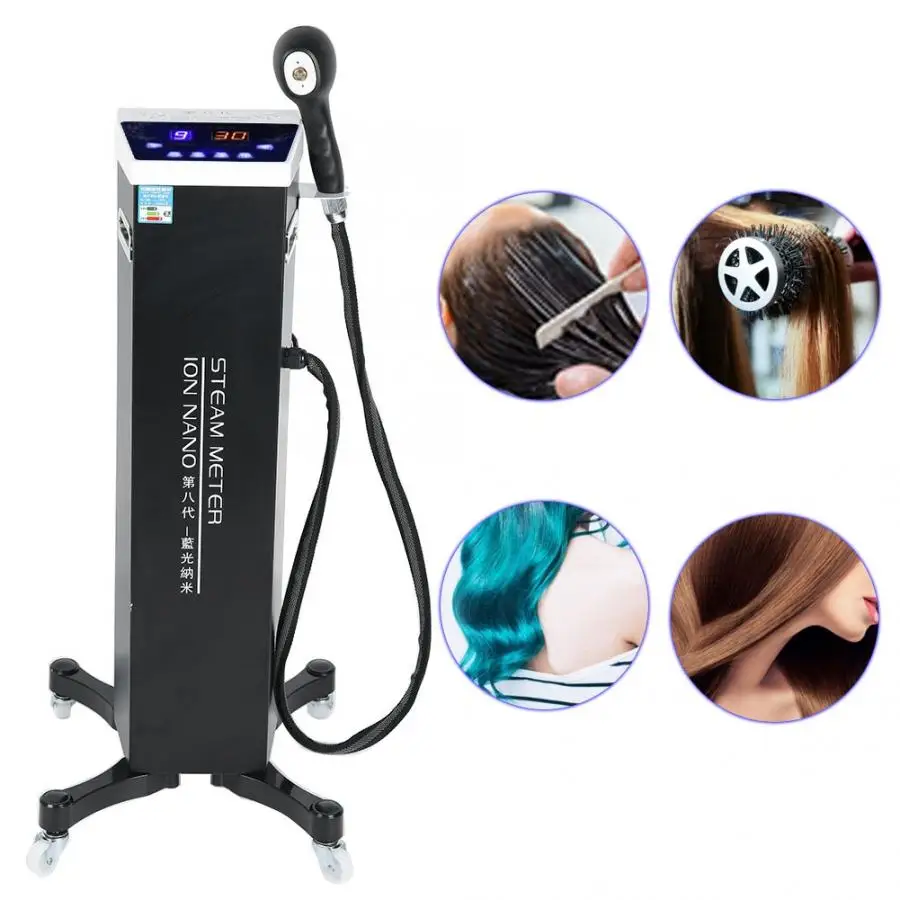 Nano Hydrating Hair Steam Sprayer Dyeing Perming Care Blue Light