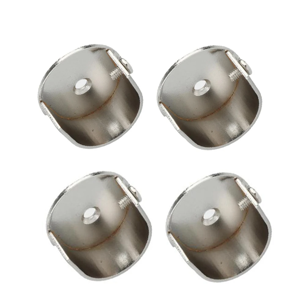 4 Pieces Metal CurtainS Finials For 28mm Rods, Recess Bracket Style