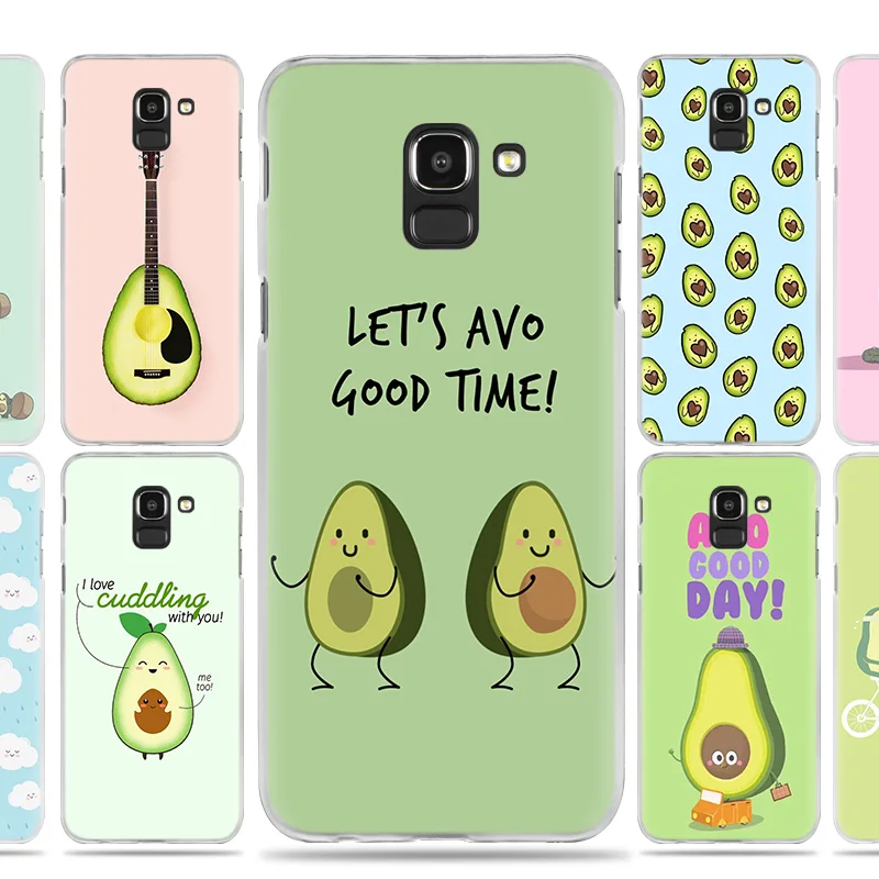 

Cute Avocado Food Pattern Case Cover for Samsung Galaxy J7 J5 J8 J6 J4 J3 J2 Plus Prime 2017 2018 2016 J8+ J6+ J4+ Hard PC Coque